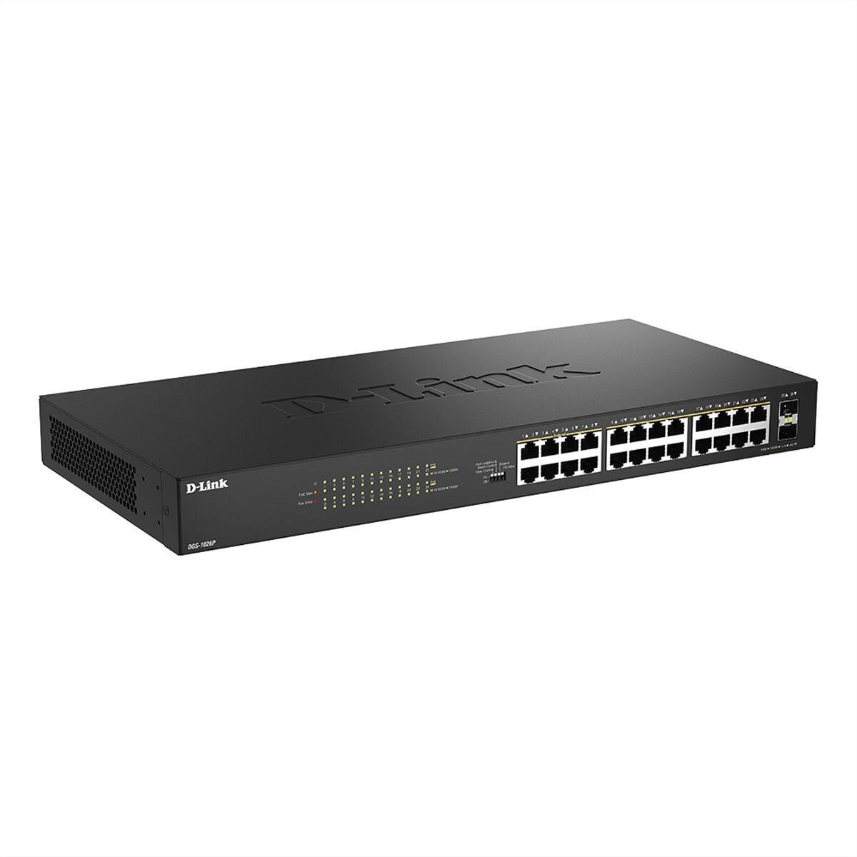 D-Link DGS-1026P/E 26-Port PoE+ Switch, 26-Port Layer2 PoE+ 