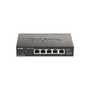 D-Link DGS-1100-05PDV2 5-Port Smart Gigabit Switch PoE-powered PoE