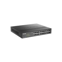 D-Link DGS-1100-18PV2 18Port PoE+ Switch Gigabit Smart Managed, 130 Watt