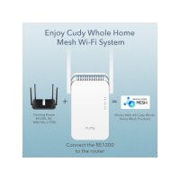 CUDY RE1200 AC1200 Wi-Fi Mesh Repeater