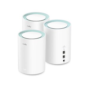 CUDY M1300 AC1200 Wi-Fi Mesh Solution 3er-Pack Gigabit