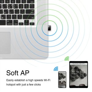 CUDY WU650 AC650 Wi-Fi Mini USB Adapter