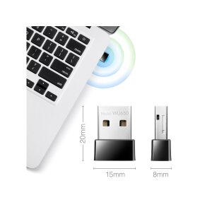 CUDY WU650 AC650 Wi-Fi Mini USB Adapter
