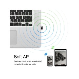 CUDY WU650 AC650 Wi-Fi Mini USB Adapter