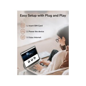 CUDY LT400 N300 Wi-Fi 4G LTE Router Cat4