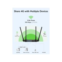 CUDY LT400 N300 Wi-Fi 4G LTE Router Cat4