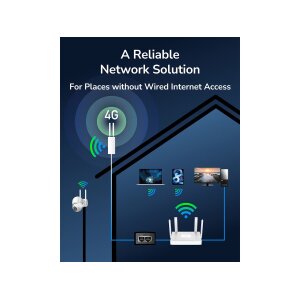 CUDY LT500 Outdoor 4G Wi-Fi Router LTE Cat4 AC1200