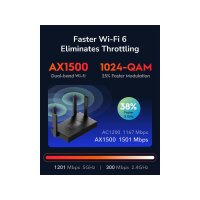 CUDY WR1500 AX1500 Wi-Fi 6 Router Gigabit