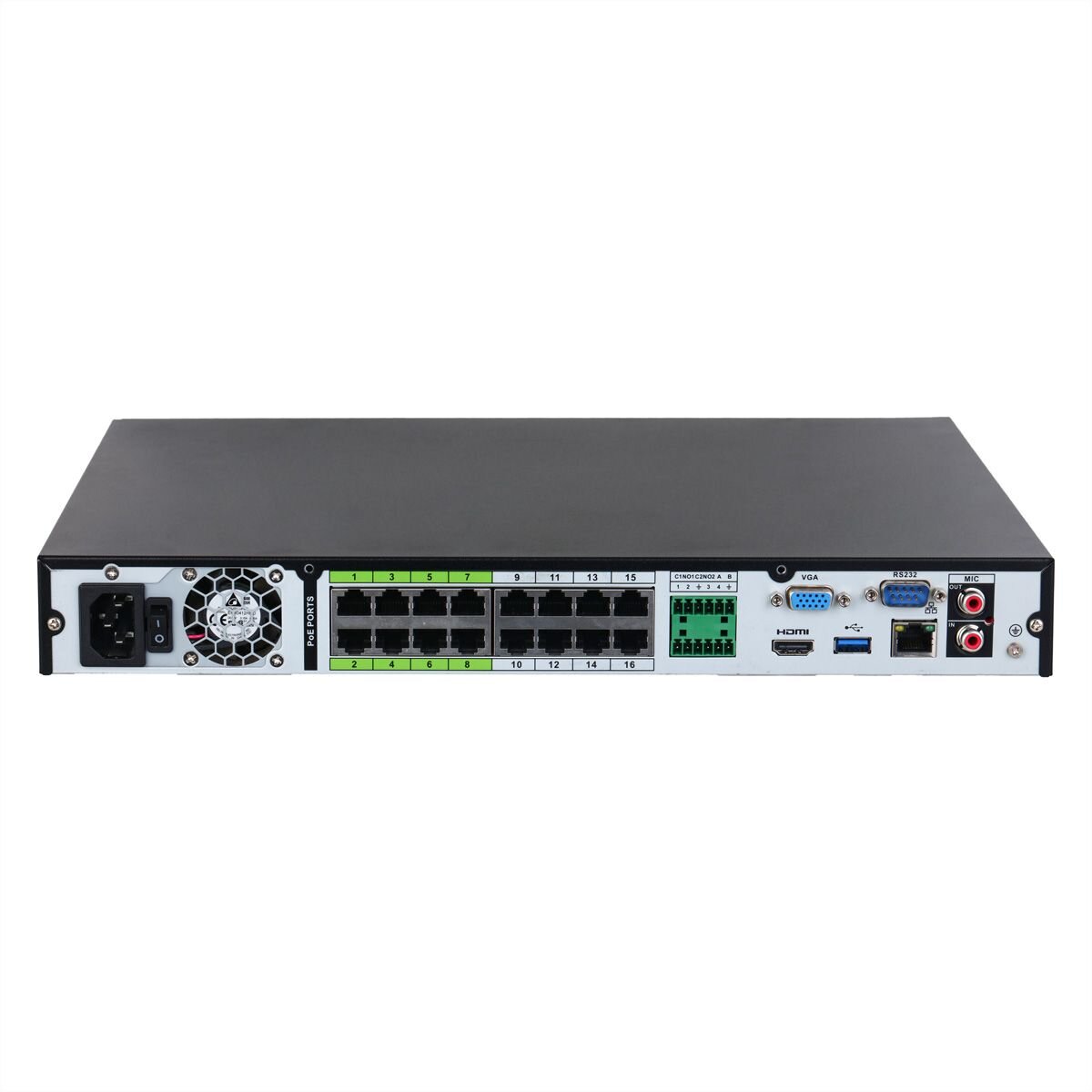 DAHUA DHI-NVR5216-16P-EI, 16CH 2HDD 1U Netzwerk-Videorekorde