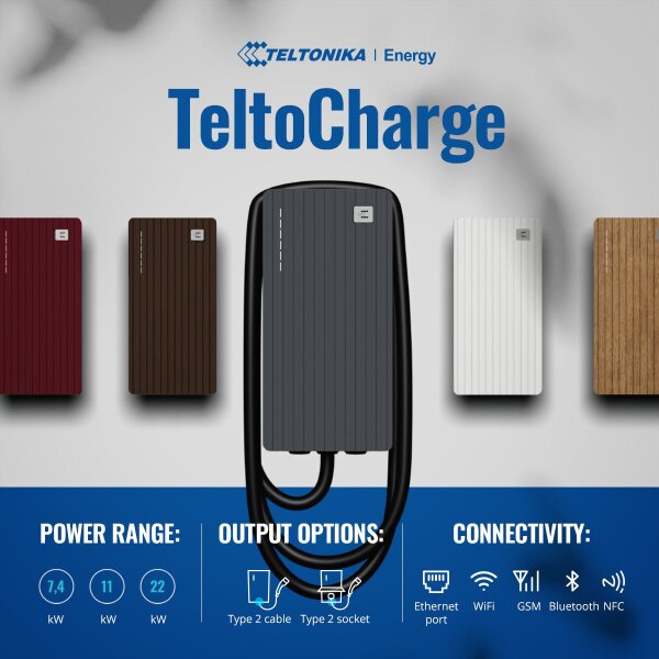 TeltoCharge EVC100 7,4kW 1P Type 2 ohne Kabel