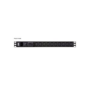 ATEN PE0218SG 1U 16A 18-Port Basic PDU mit Überspannungsschutz