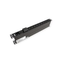 ATEN PE0218SG 1U 16A 18-Port Basic PDU mit Überspannungsschutz