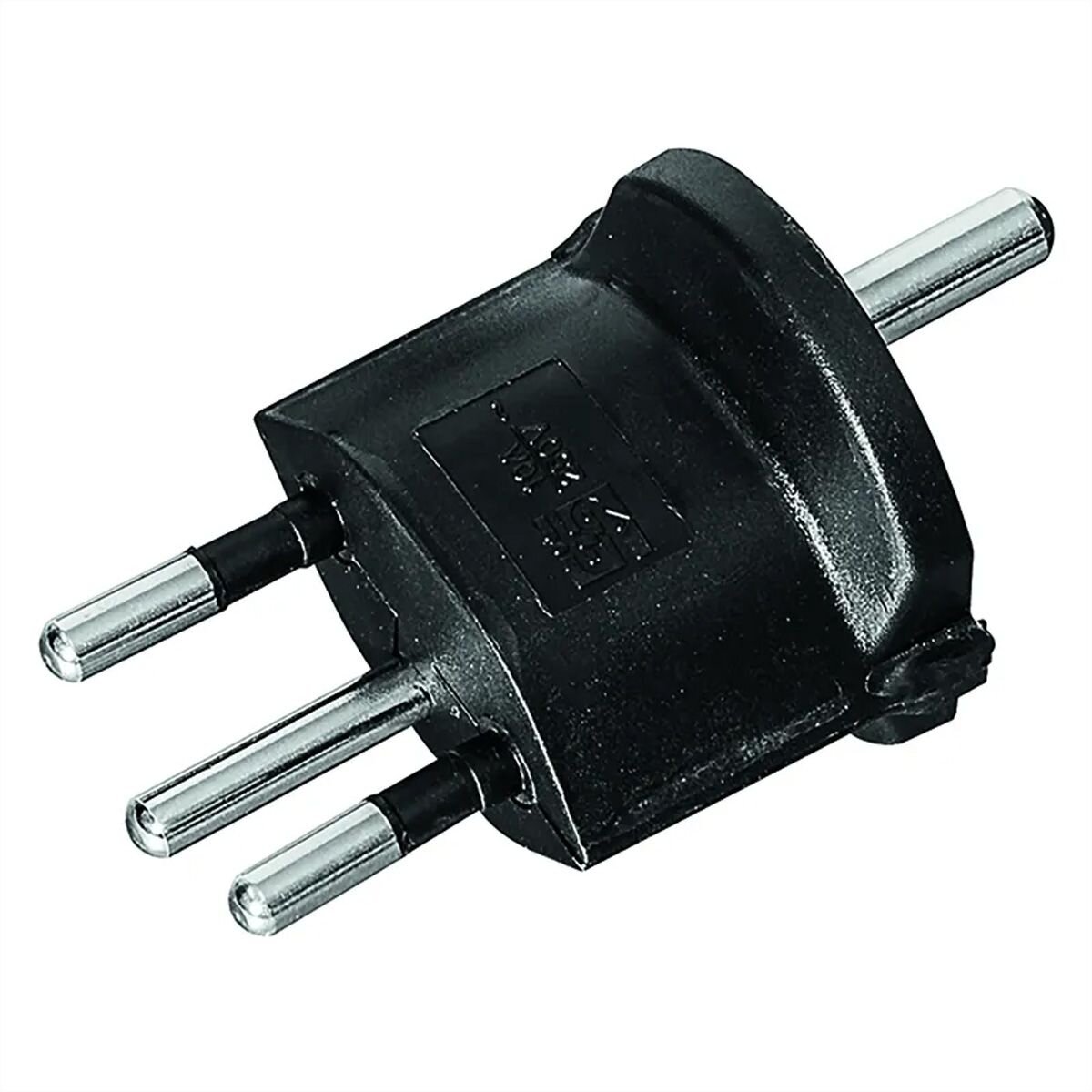 Fix -Adapter D Schutzkontakt / CH 3-polig (T12), Retail Verp