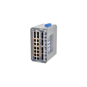 AMG Systems AMG570-2GBT-10GAT-12S-P360 Industrieller 24 Port Managed Switch, 2 x 10/100/1000BT RJ45 mit 60/90W PoE, 10 x 10/100/1000BT RJ45 mit 30W, 4 x SFP Ports