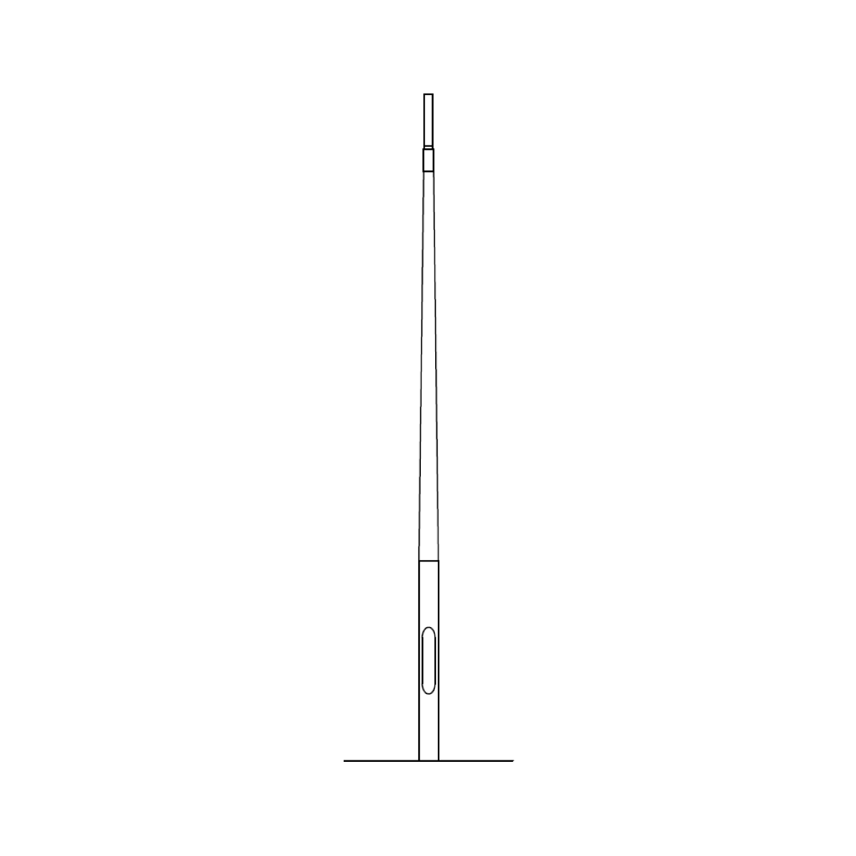 Xortec Kameramasten Xortec XF-6000-175-LZ, KO