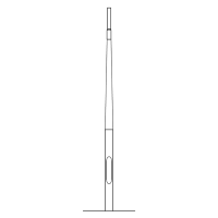 Xortec Kameramasten Xortec XF-4500-175-LZ, KO