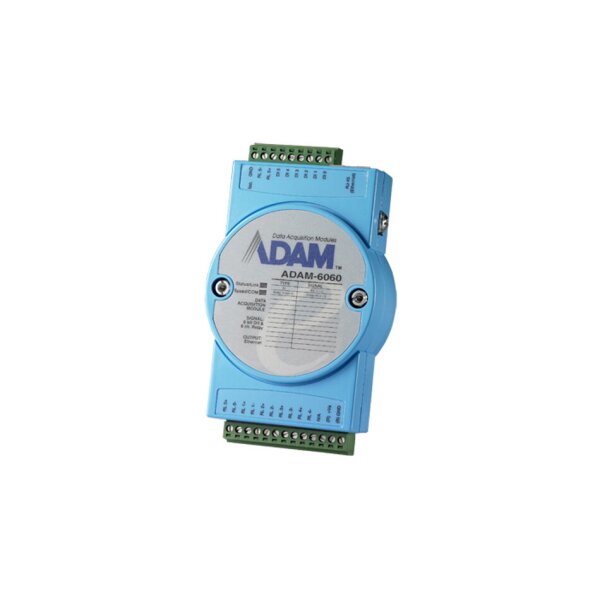 Advantech ADAM-6060 6/6-Kanal E/A-Relais-Modul Modbus TCP, für Video Management Systeme