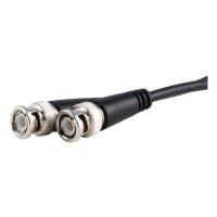 jetrics cable BNC BS-BS-2 Videokabel mit 2 x BNC-Stecker 2m, 75 Ohm, schwarz