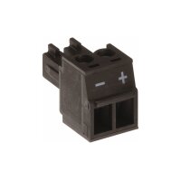 AXIS CONNECTOR A 2P3.81 STR 10PCS Axis Anschlussblock, 2-polig, Stecker, Abstand: 3.81 mm, für Stromversorgung, 10 Stück
