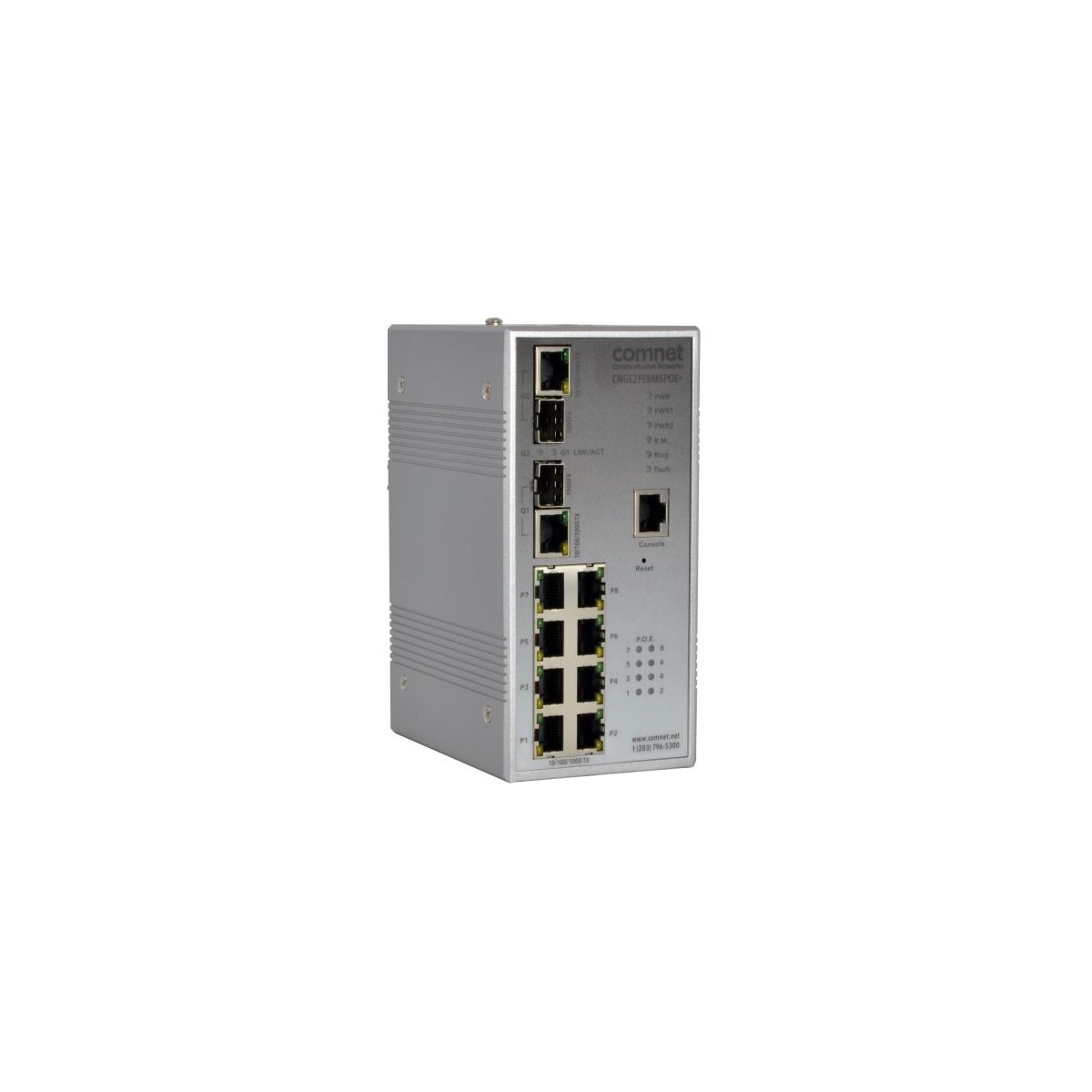 ComNet CNGE2FE8MSPOEplus Gigabit Switch, Managed, 8xRJ45 100