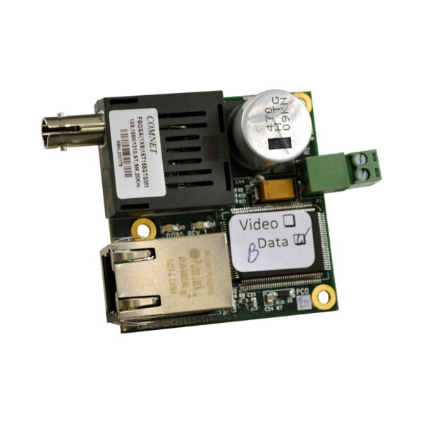 ComNet CNFE1S1A/4 Medienkonverter, PCB, 1 Faser, SM, 100Mbps, A Seite, SC Stecker