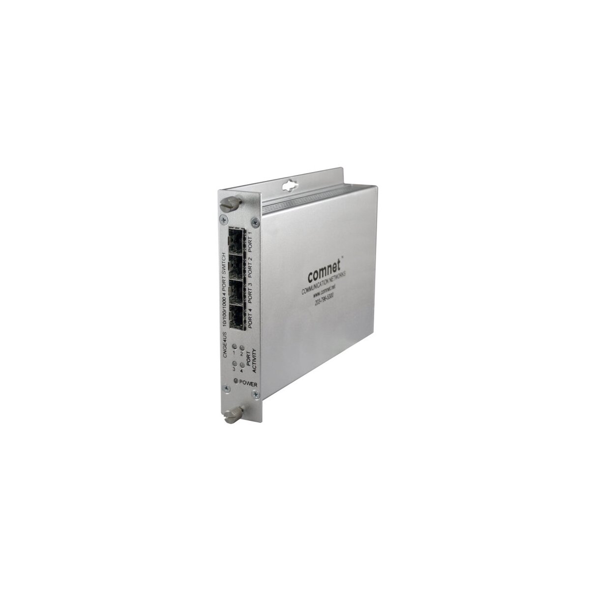 ComNet CNGE4US Gigabit Ethernet Switch, Unmanaged, 4xSFP, 10