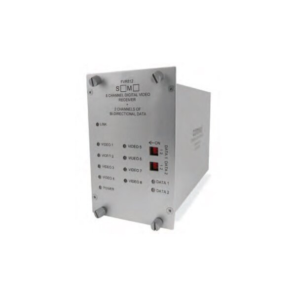 ComNet FVT812M1 Digital Glasfaser Sender, 8xVideo, 2xDaten Duplex, 1x Kontakt Duplex, 1 Faser, MM