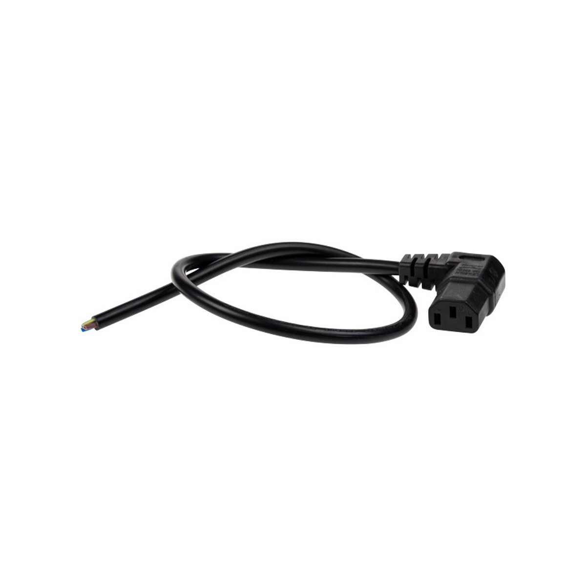 AXIS MAINS CABLE ANGL C13-OPN 0.5M