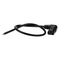 AXIS MAINS CABLE ANGL C13-OPN 0.5M Netzanschlusskabel, gewinkelt, C13 Buchse, offene Enden zur Installation an Anschlussblock