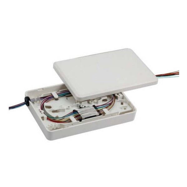 jetrics fiber SBT12 Spleißbox Spleißbox mit Telekom Spleißkassette für 12 Spleiße
