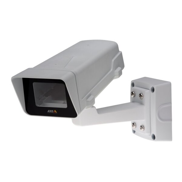AXIS T93F10 OUTDOOR HOUSING 24VAC/12-24VDC Wetterschutzgehäuse, für Axis P13, Q16, Wandarm, IP66, IK10, 24VAC, 12-24 VDC, weiß
