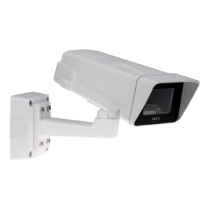 AXIS T93F10 OUTDOOR HOUSING 24VAC/12-24VDC Wetterschutzgehäuse, für Axis P13, Q16, Wandarm, IP66, IK10, 24VAC, 12-24 VDC, weiß
