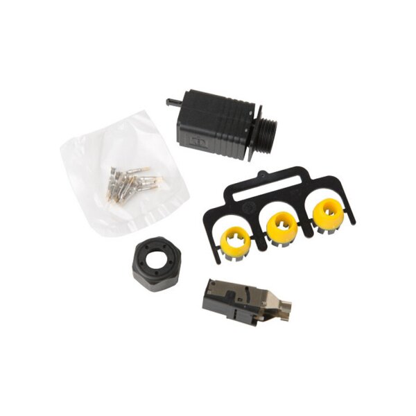 AXIS 10-PIN PUSH-PULL SYSTEM CONN Steckverbinder, 10 polig, für I/O, Audio, AC/DC, für Axis P5635-E
