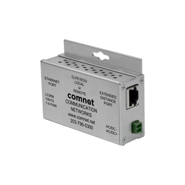 ComNet CLFE1EOU Ethernet über Zweidraht, 1 Kanal, UTP, PoE, 10/100 MBit, -40+75°C, Mini
