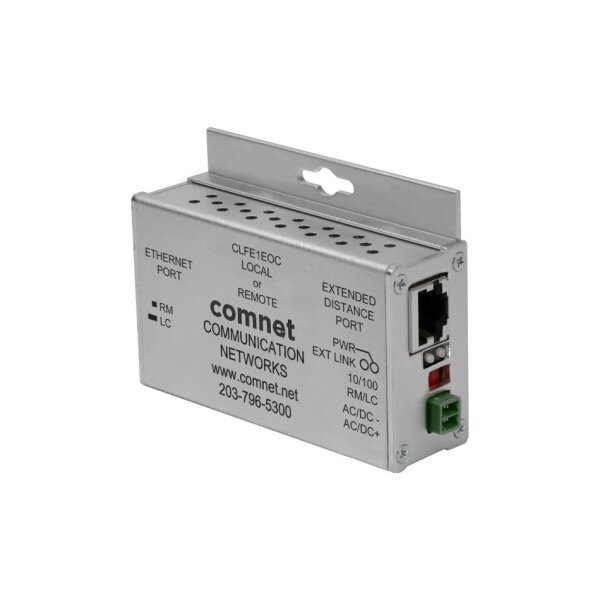 ComNet CLFE1EOC Ethernet über Koax, 1 Kanal, PoE, 10/100 MBit, -40+75°C, Mini