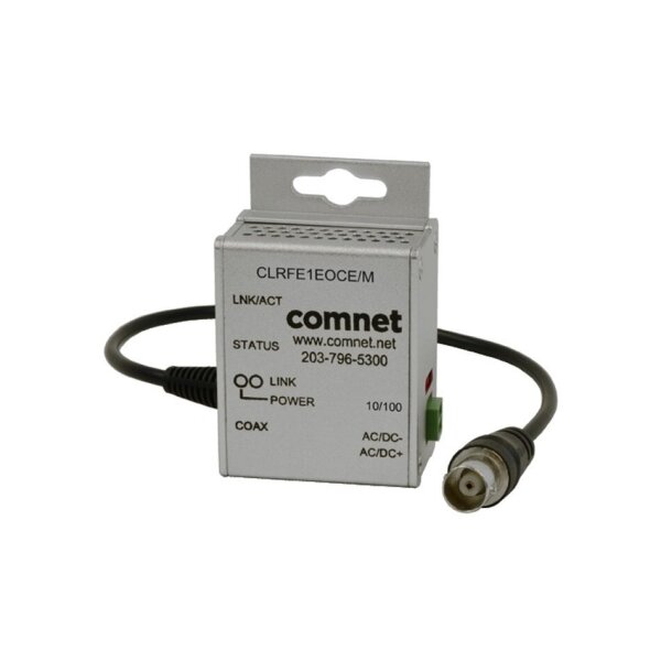 ComNet CLRFE1EOCE/M Ethernet über Koax, Sender, 1 Kanal, 10/100 MBit, -40+75°C, Ultra Mini