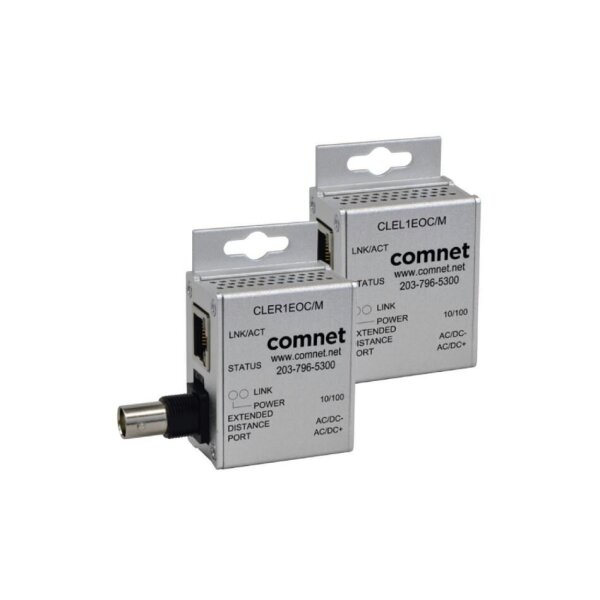 ComNet CLEK11EOC Ethernet über Koax, Empfänger, Kit,1 Kanal, 10/100 MBit, 0+50°C, Ultra Mini
