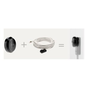 AXIS F8211 PINHOLE TRIM RING 10PCS Trimring zur diskreten Rück Montage von AXIS F1025 Sensoreinheiten, 10 Stück