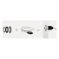 AXIS F8212 TRIM RING 10PCS Trimring zur diskreten Rück Montage von AXIS F1005-E, F1035-E/P1214-E/P1224-E, 10 St