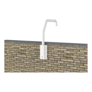 AXIS T91D62 TELESCOPIC PARAPET MNT "Halterung, für Brüstung und Wand, verstellbar, 180° schwenkbar, weiß, für 1.5"" NPS"