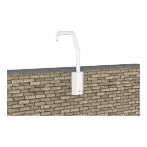 AXIS T91D62 TELESCOPIC PARAPET MNT "Halterung, für Brüstung und Wand, verstellbar, 180° schwenkbar, weiß, für 1.5"" NPS"