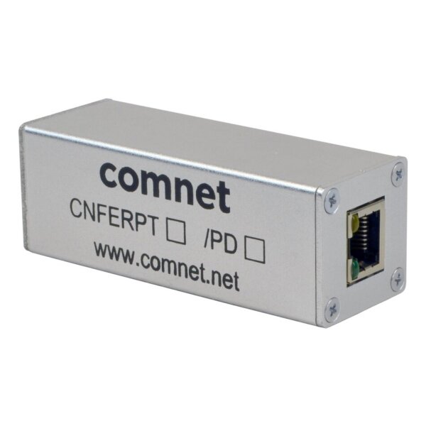 ComNet CNFE1RPT Ethernet Repeater, PoE+ Pass-Through, 60W, 10/100Mbps, Röhrengehäuse