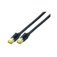 jetrics network 6-outdoor-10 RJ45 Patchkabel S/FTP, Cat.6A, PUR, Cat.7 Rohkabel, TM31, 10m, schwarz