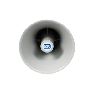 2N SIP Speaker Horn Netzwerk Horn Lautsprecher, aktiv, max 7W, Mono, SIP, grau, IP67, 24VDC, PoE