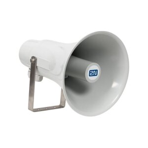 2N SIP Speaker Horn Netzwerk Horn Lautsprecher, aktiv, max 7W, Mono, SIP, grau, IP67, 24VDC, PoE