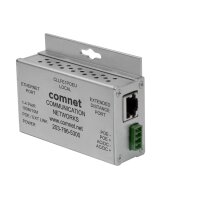 ComNet CLLFE1POEU Ethernet über UTP, Empfänger, 1 Kanal, 10/100 MBit, PoE 30W, -40+75°C, Ultra Mini, Lokal