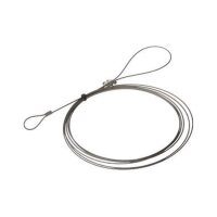 AXIS SAFETY WIRE 3M 5P Sicherheitsseil, Edelstahl, 3m lang, mit Schlaufen, für Axis Domes, 5 Stück