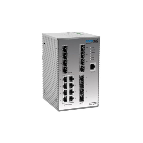 ComNet CNGE20MS "Gigabit Switch, Managed, 19"", 12x SFP 100/1000Mbps, 8x 100/1000Mbps"