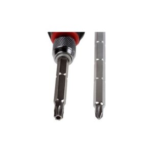 AXIS 4IN1 SECURITY SCREWDRIVER Schraubendreher Set, 4-in-1, Biteinsätze pasend für Axis Produkte, inkl. Tasche