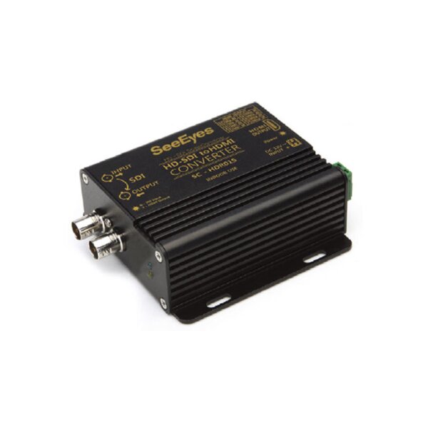 SeeEyes SC-HDR01S Konverter, HD-SDI nach HDMI, 1x HD-SDI Eingang, 1x HD-SDI, 1x HDMI Ausgang, 12VDC